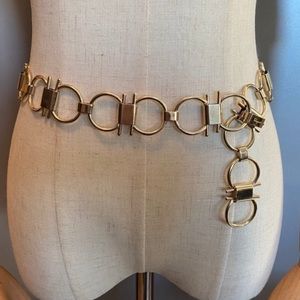 Salvatore Ferragamo vintage chain belt